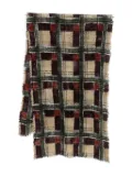 Faliero Sarti plaid scarf - Neutrals