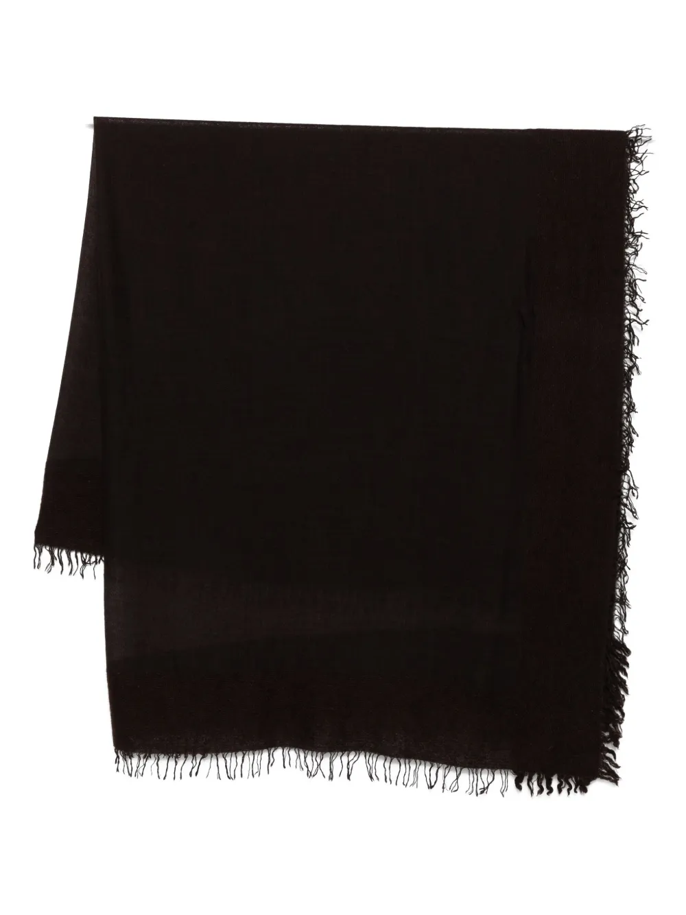 Faliero Sarti Fringed Scarf In Brown