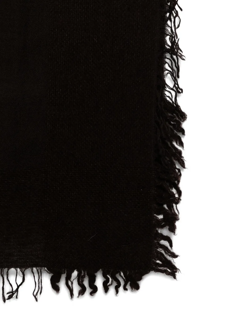 Faliero Sarti Fringed Scarf In Brown