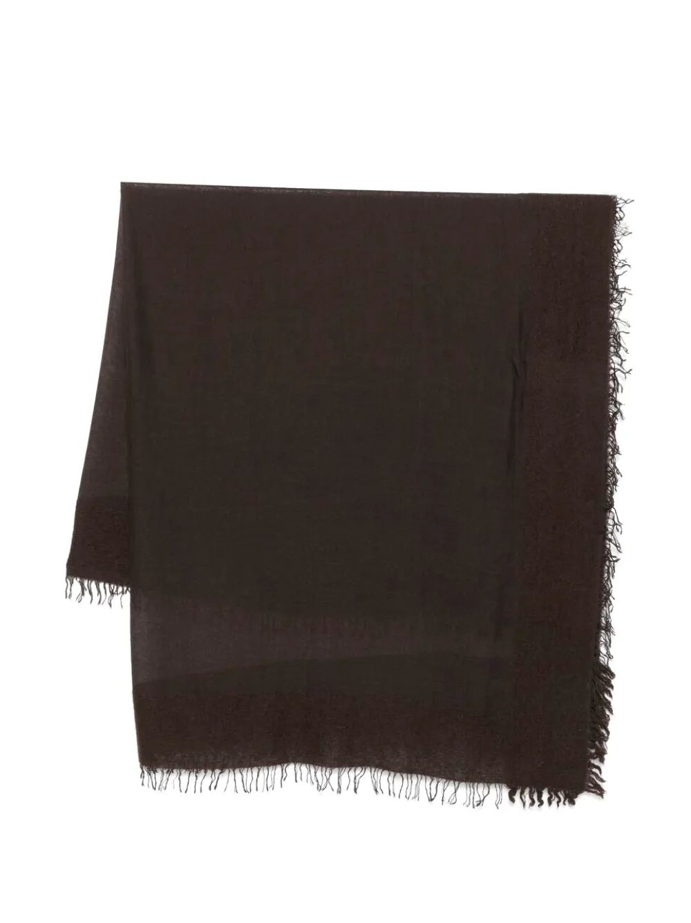 Faliero Sarti fringed scarf - Nero