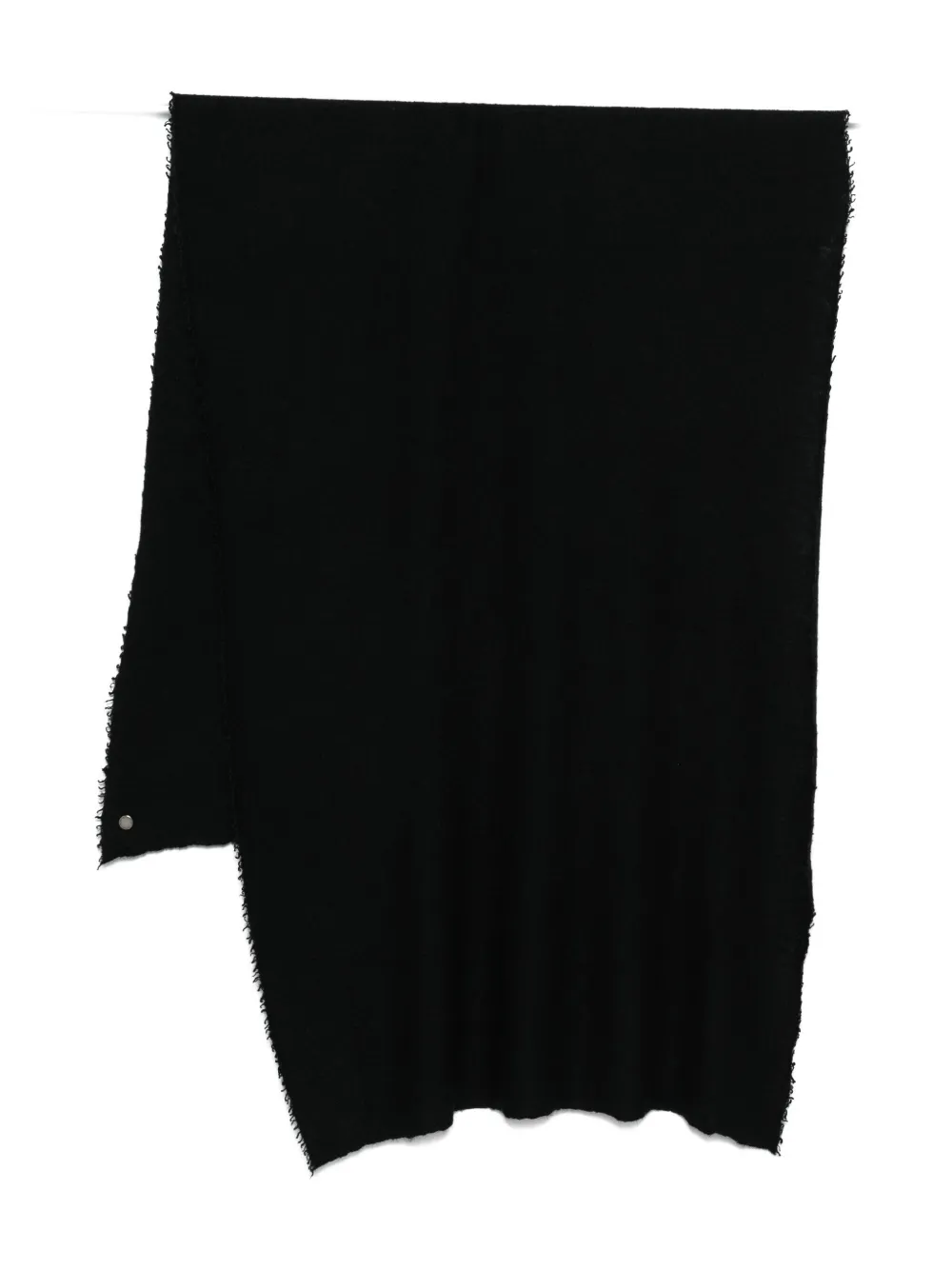 Faliero Sarti Frayed Scarf In Black