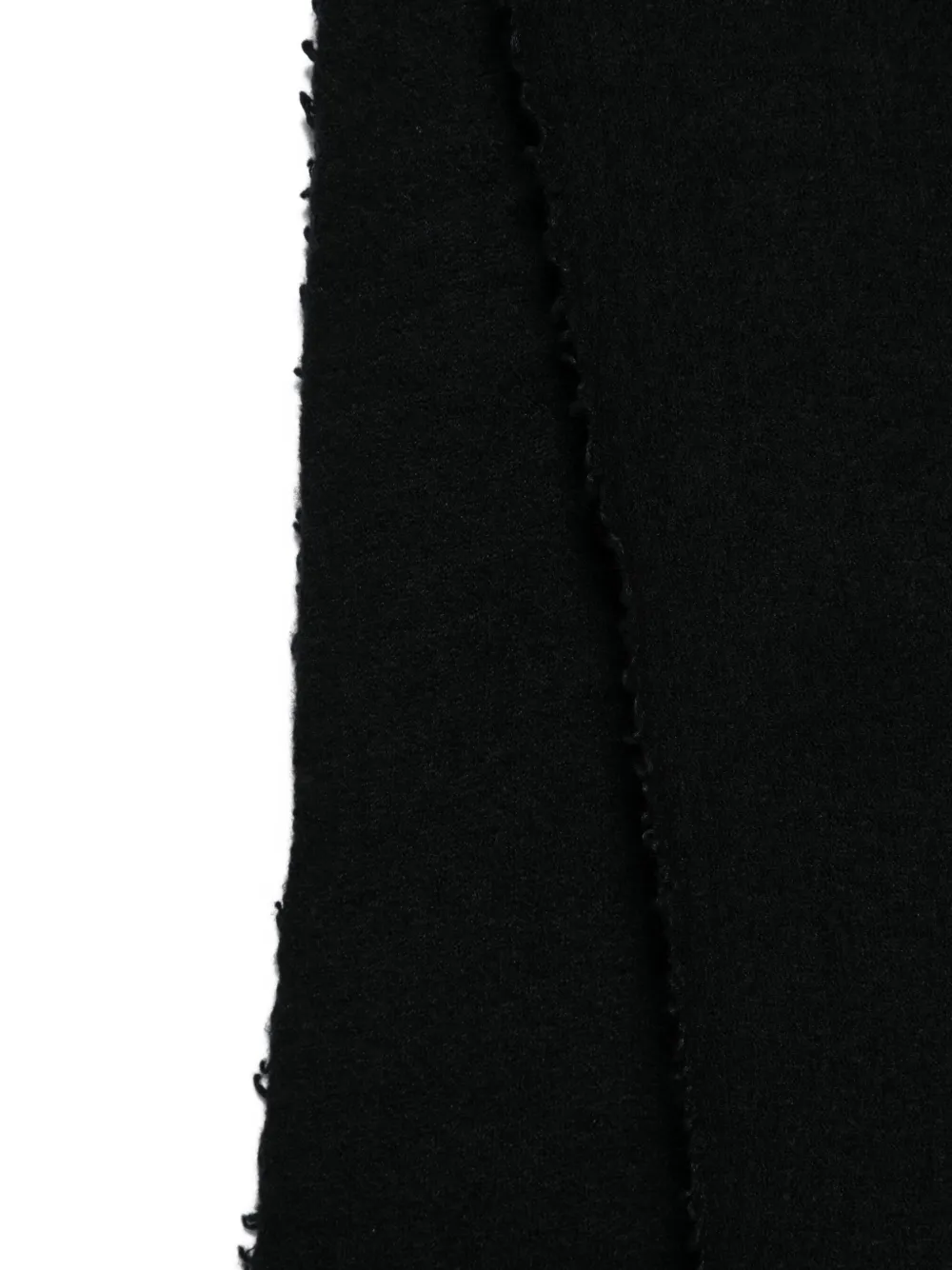 Faliero Sarti Frayed Scarf In Black