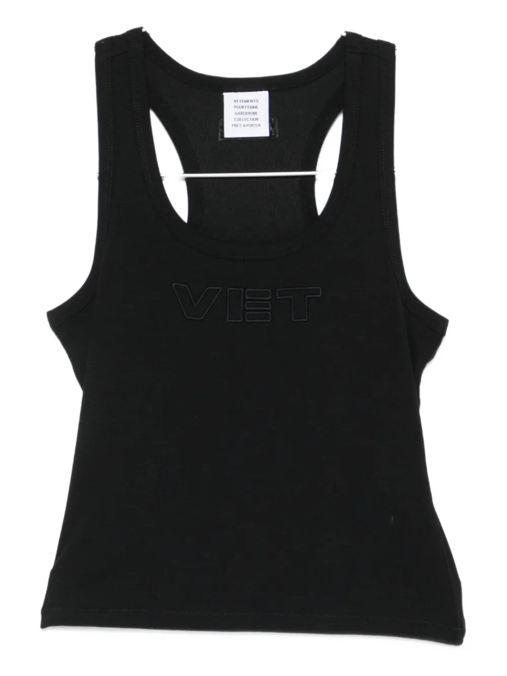 Vetements Vet Tanktop Women Clothing In Black
