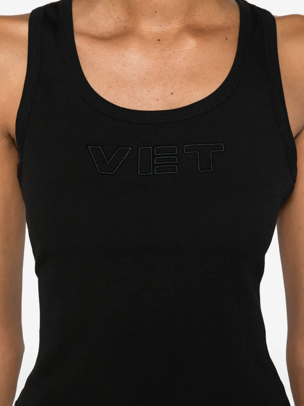 Vetements Vet Tanktop Women Clothing In Black