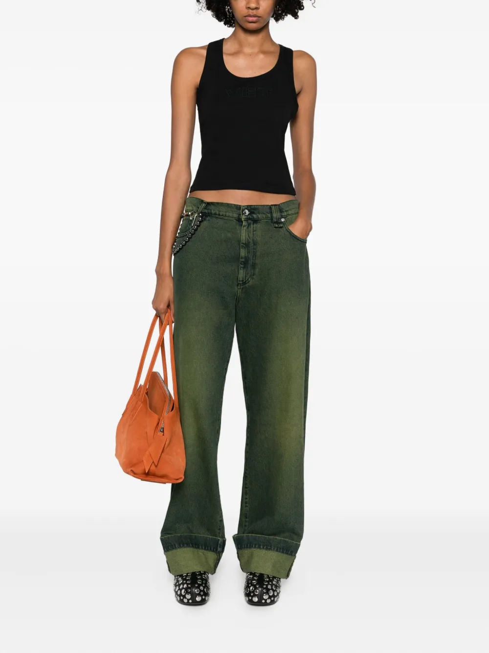 Vetements Vet Tanktop Women Clothing In Black