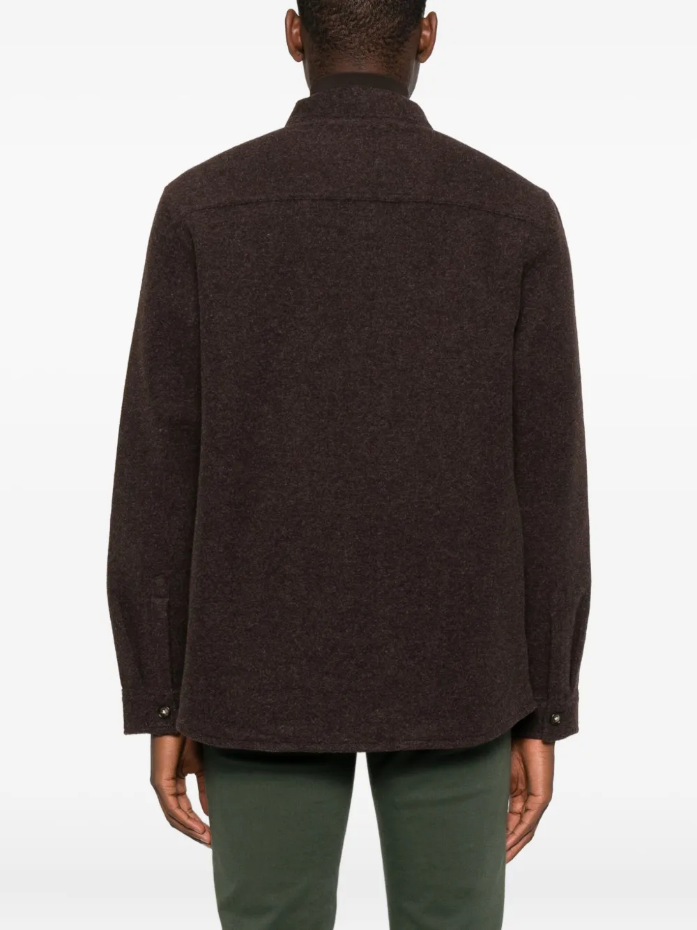 Barbour Button-up shirtjack Bruin