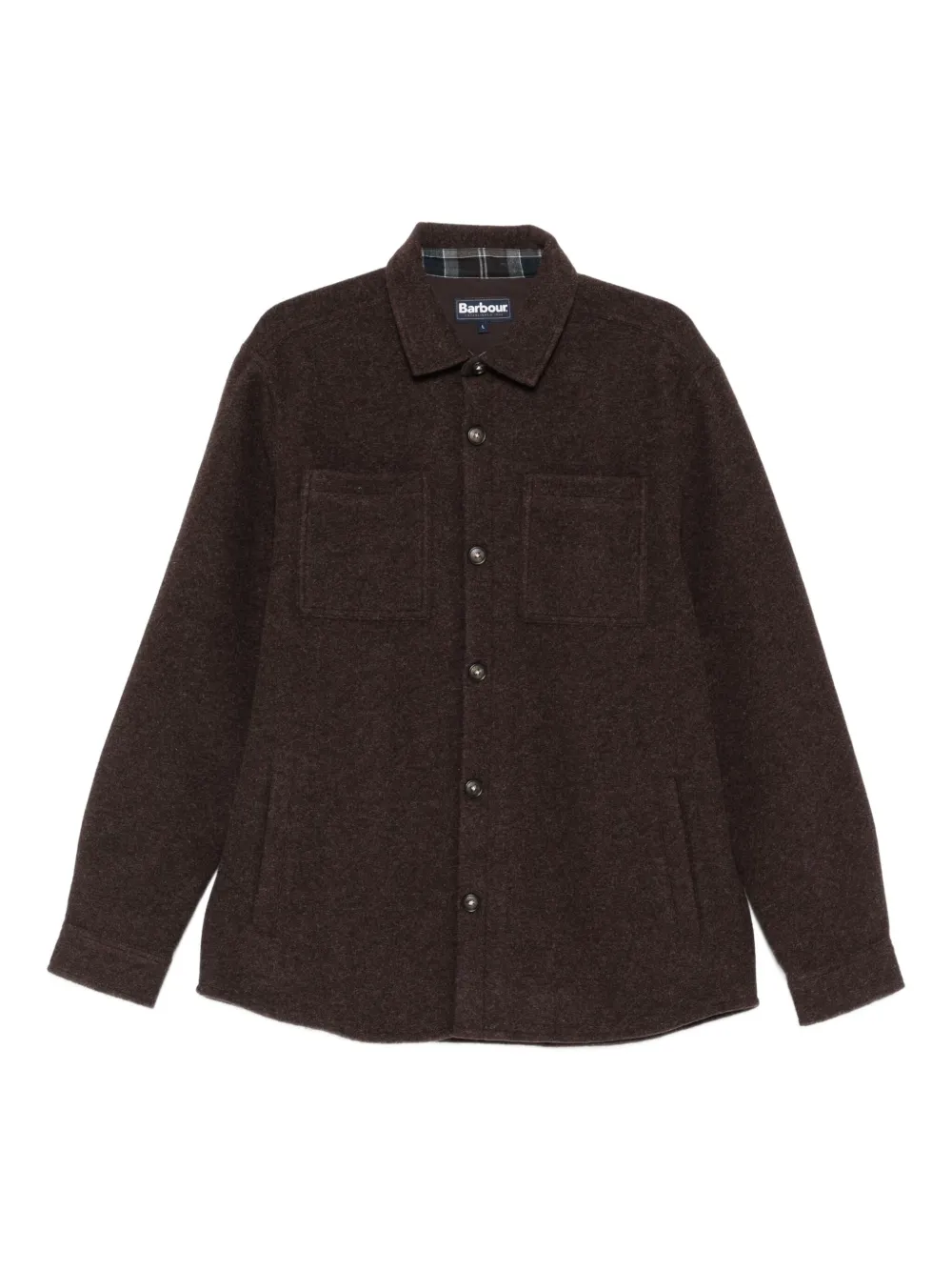 Barbour sobrecamisa con botones | marrón | Image 1