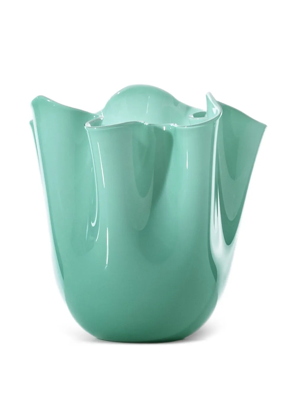 Venini ruffled vase | verde | Image 1