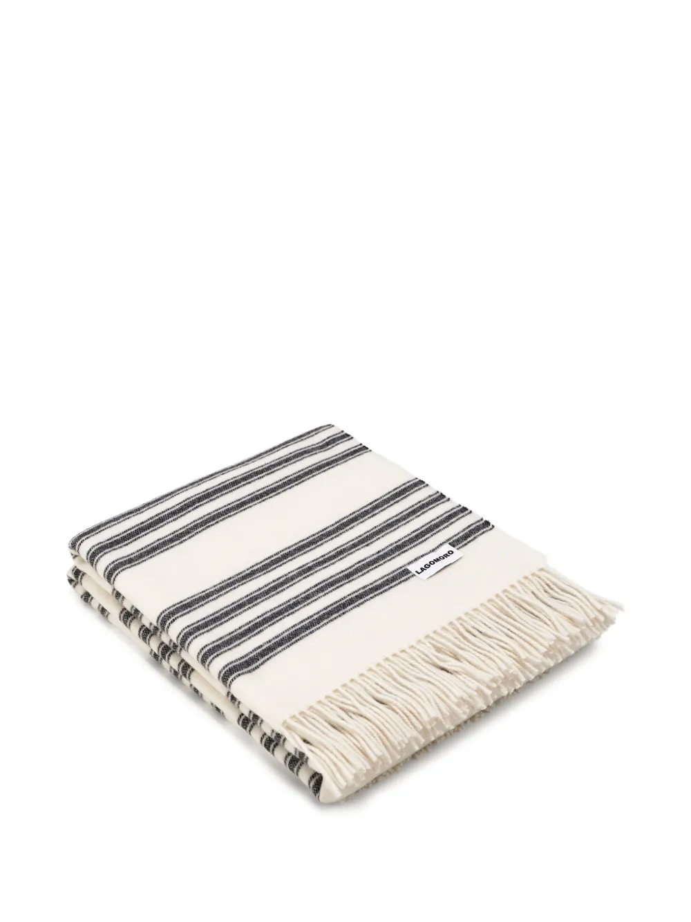 Lagomoro CAMUNI virgin wool blanket (180cm x 135cm) | Blankets & Throws | Image 2