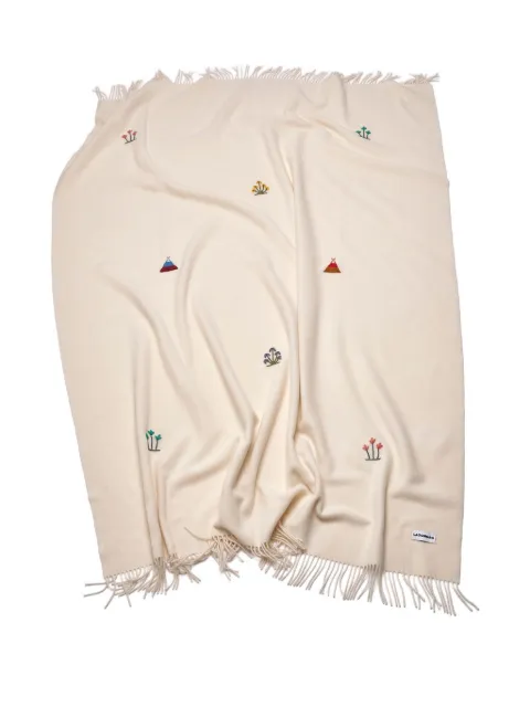 Lagomoro MIRTA embroidered blanket (180cm x 135cm)
