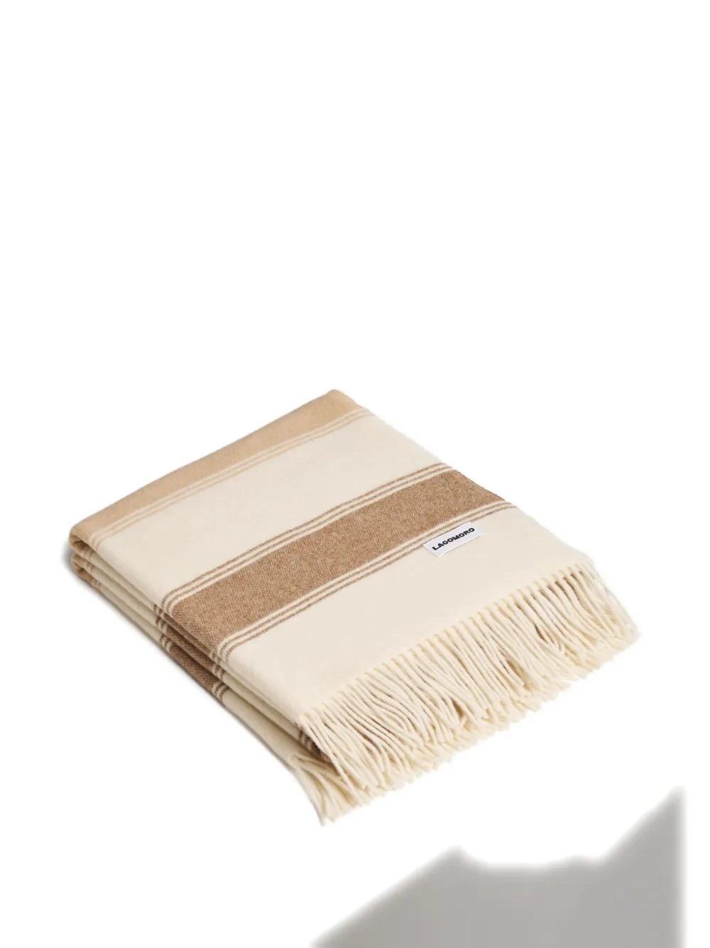 Lagomoro Linus Virgin Wool Blanket (180cm X 135cm) In Multi