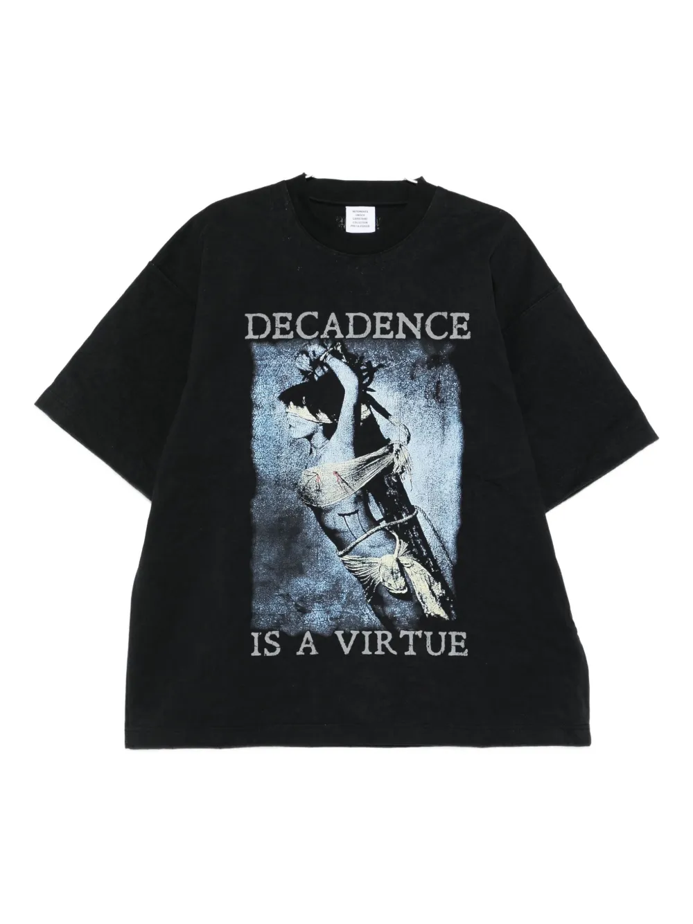 Vetements Cof Decadence Melatized T Shirt Clothing In Black