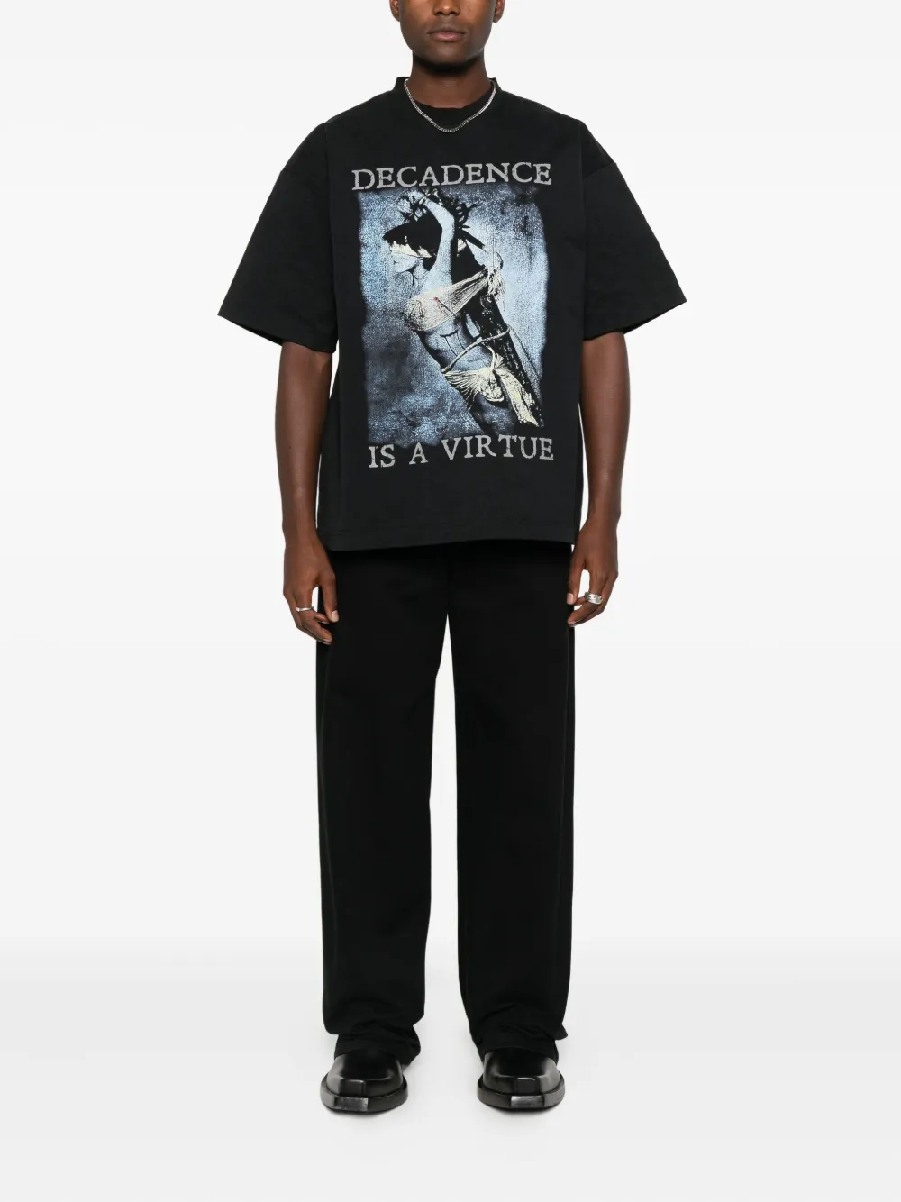 Vetements Cof Decadence Melatized T Shirt Clothing In Black