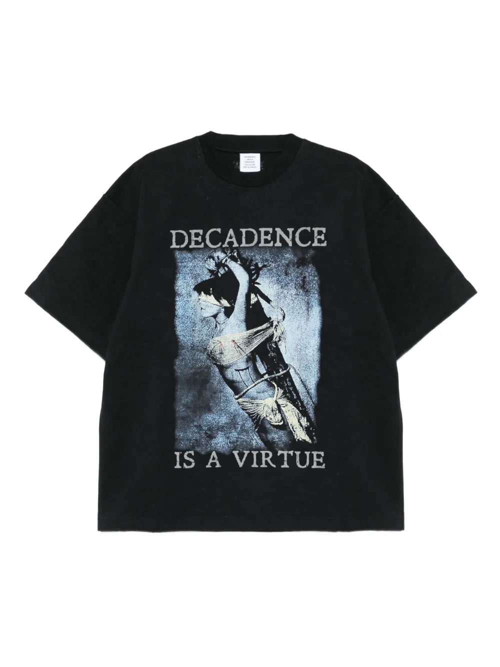 VETEMENTS graphic-print t-shirt - Nero