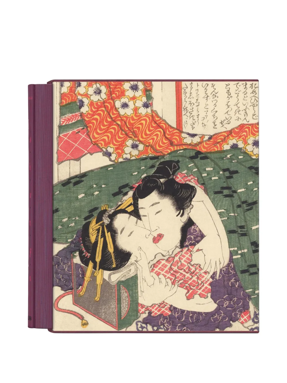 Taschen Hokusai Shunga Book (30.4 Cm X 24.3cm) In Green
