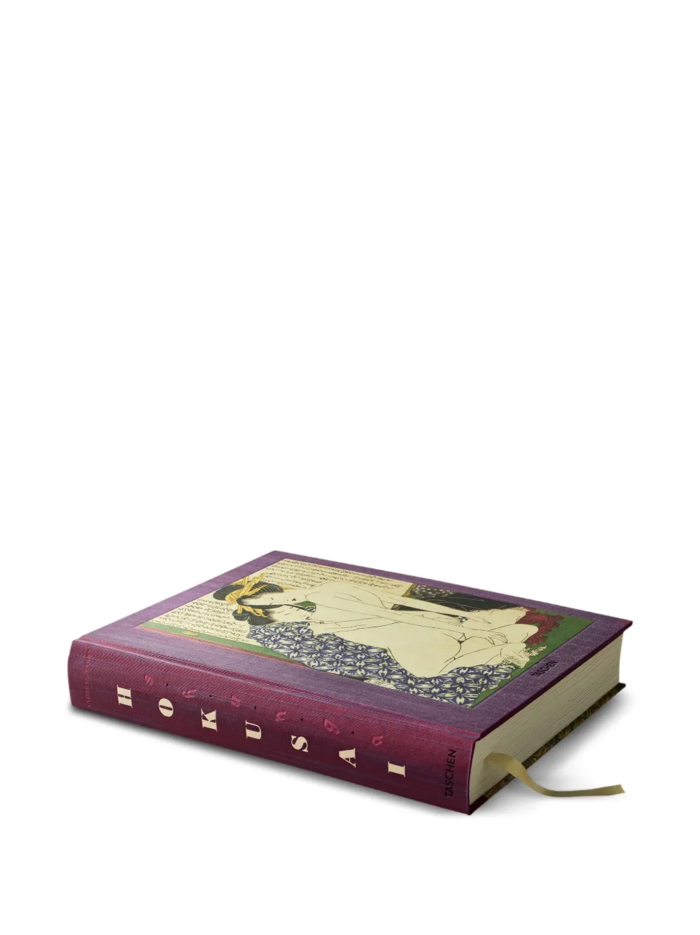 Taschen Hokusai Shunga Book (30.4 Cm X 24.3cm) In Green