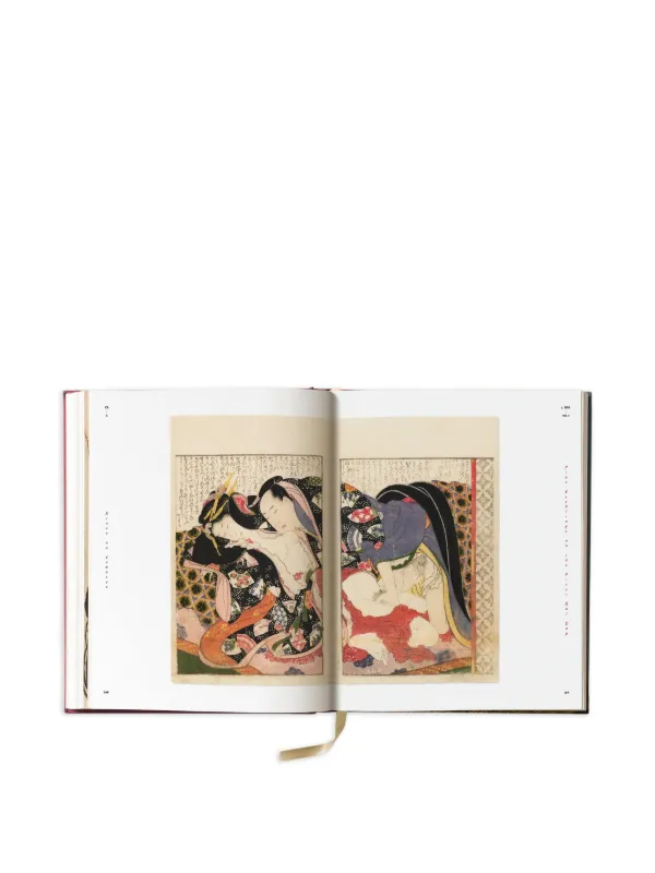 TASCHEN Hokusai Shunga アートブック 30.4 Cm x 24.3cm | レッド