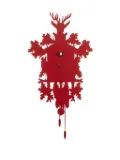 Domeniconi Cucù cuckoo clock - Red