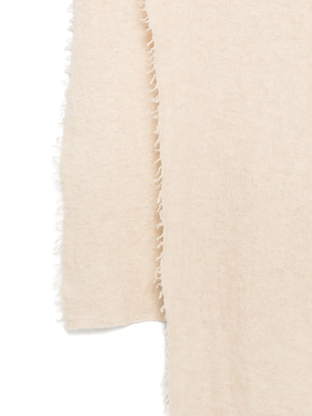 Faliero Sarti Frayed Scarf In Neutral