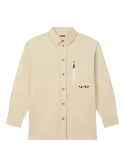 Kenzo zip-pocket shirt jacket