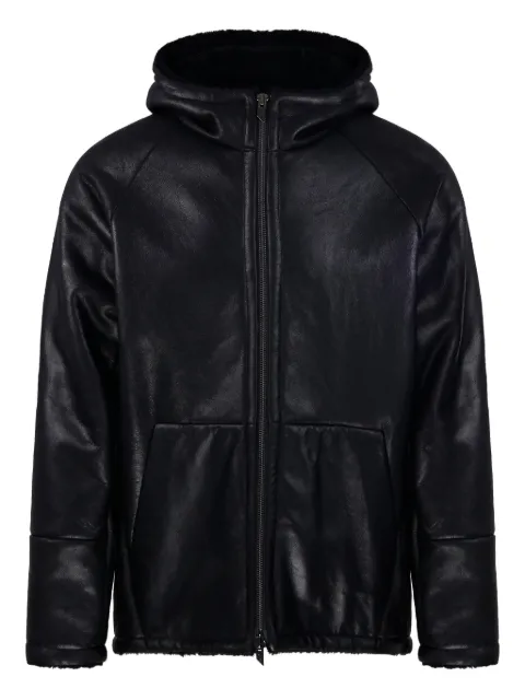 Salvatore Santoro hooded leather jacket