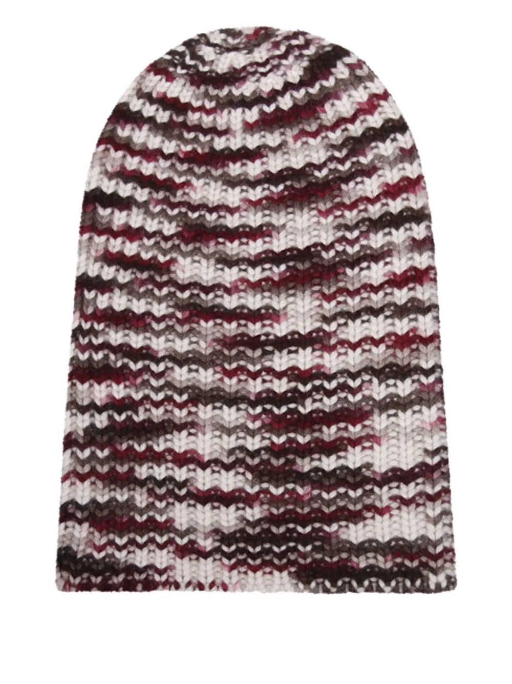 Hurray Multicolored Striped Cashmere Beanie In Multi