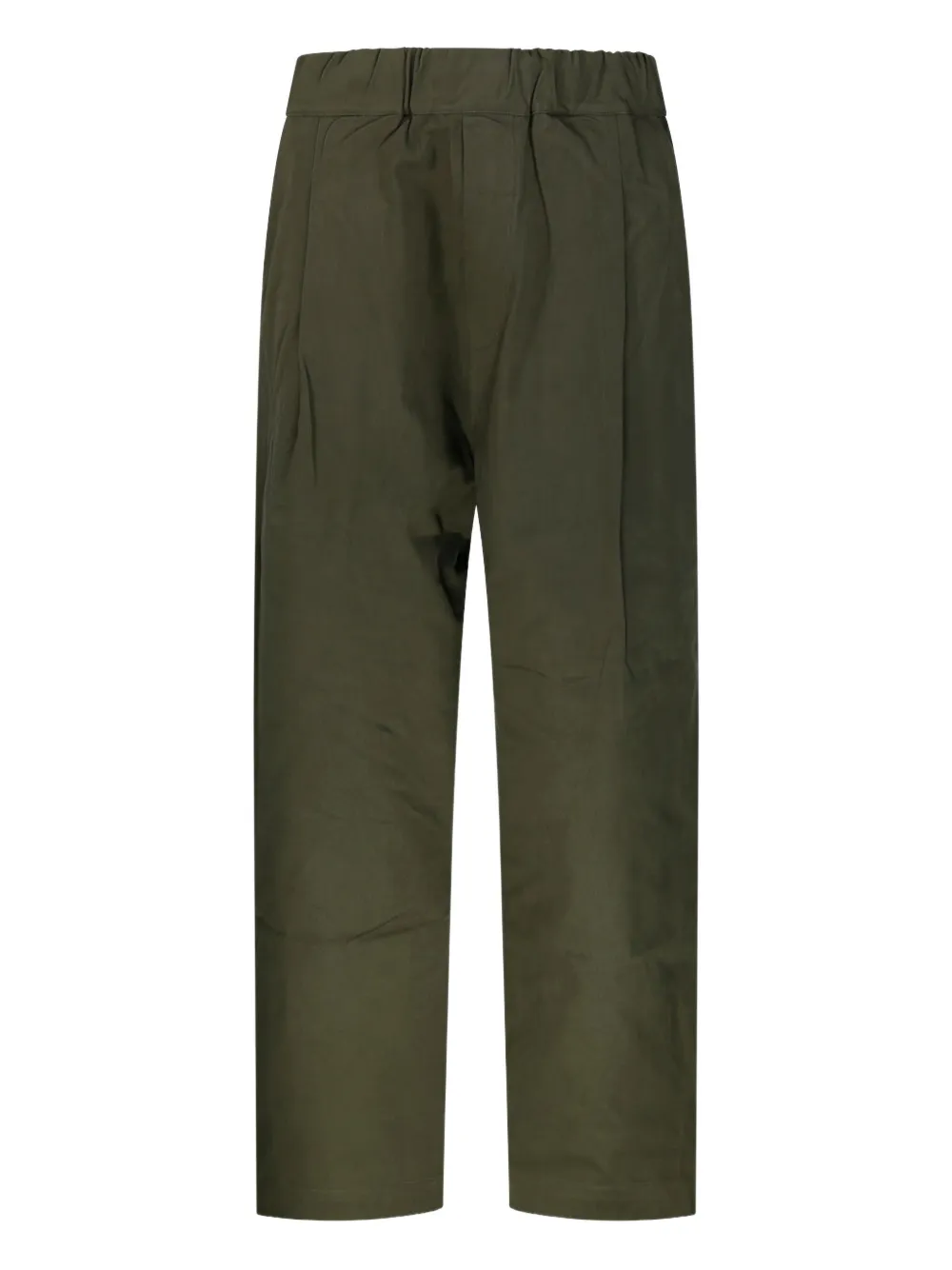 A Paper Kid Elasticated-waistband Trousers In Green