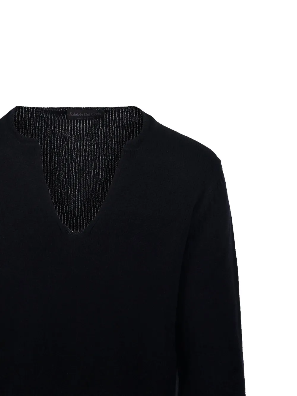 Fabrizio Del Carlo V-neck Sweater In Black