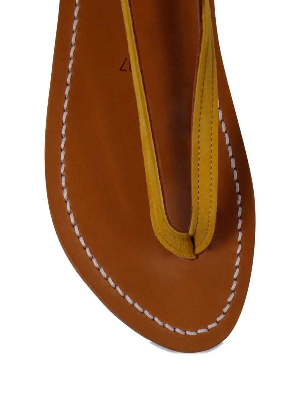 K. Jacques buckle-fastening leather sandals Brown