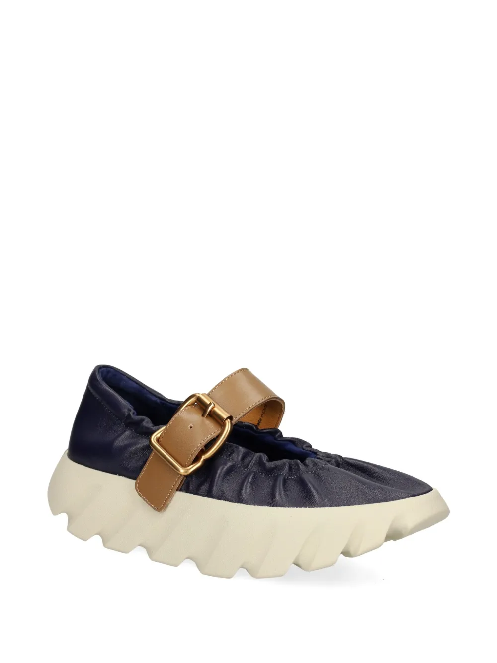 4CCCCEES buckle-strap gathered flat pumps | Flat Pumps | Image 2