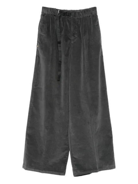 White Sand wide-leg drawstring trousers