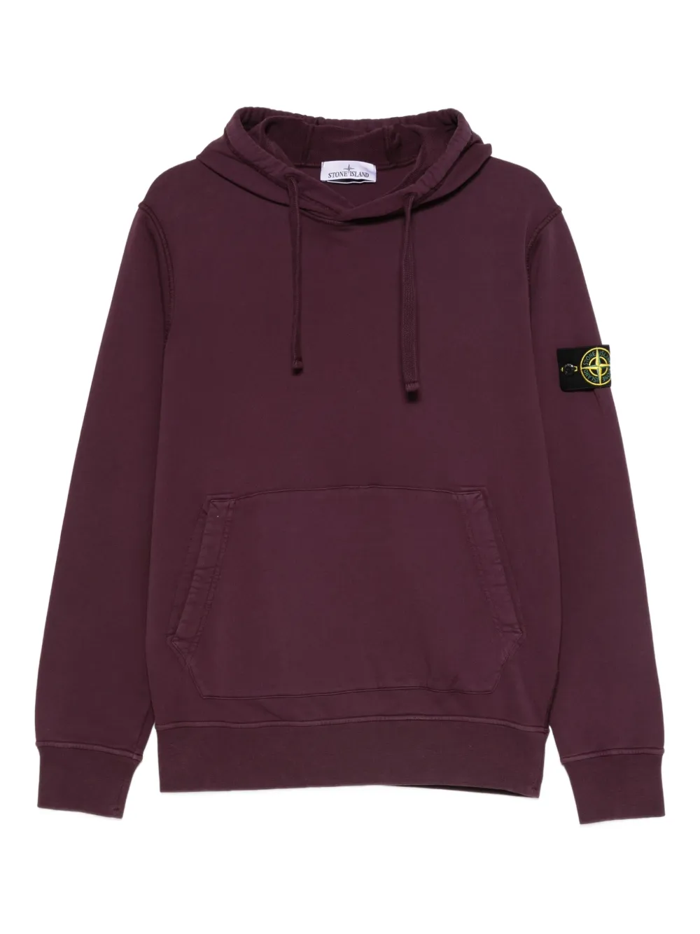 Stone sudadera de algodón con capucha | rojo | Image 1