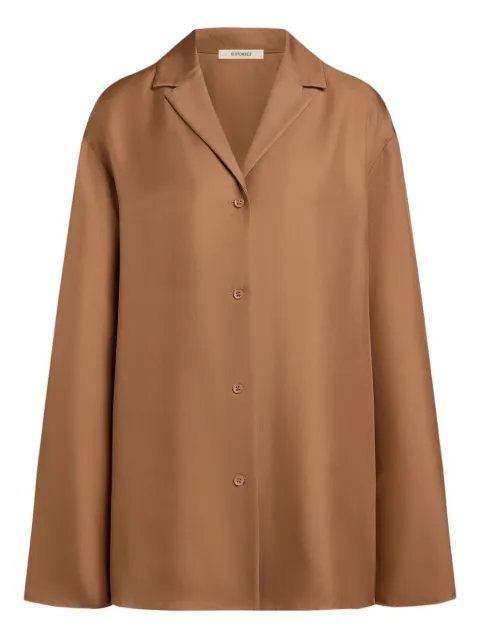 12 STOREEZ button-down silk shirt