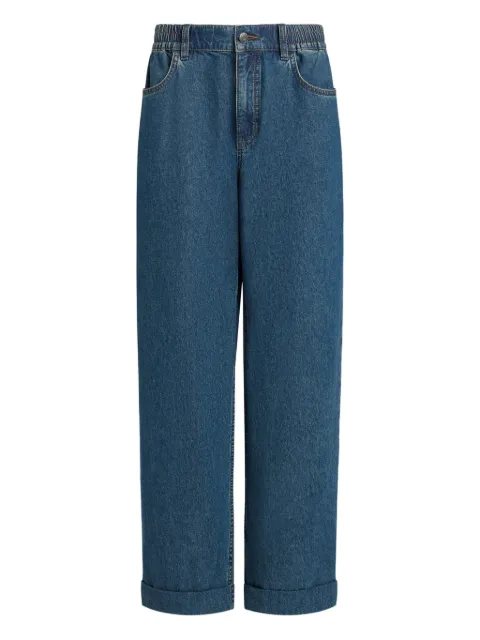 12 STOREEZ 531 elasticated-waistband jeans