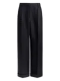 12 STOREEZ pleated cuffed trousers - Black