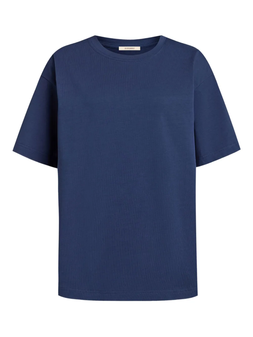 12 Storeez Short-sleeve Crew-neck T-shirt In Blue