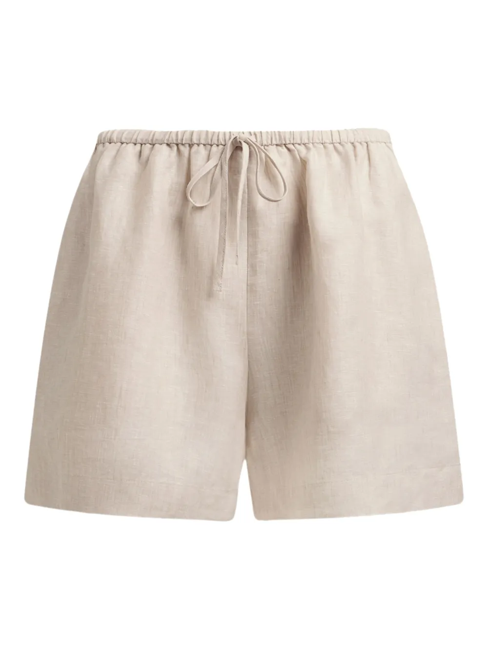 12 STOREEZ drawstring knee-lenght shorts | Neutrals | Image 1