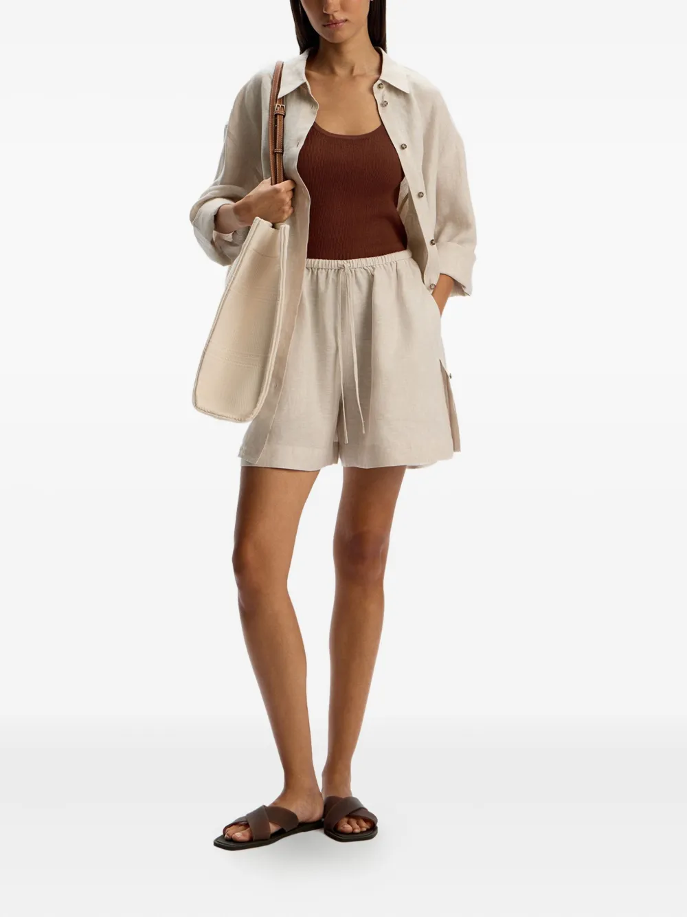 12 STOREEZ drawstring knee-lenght shorts | Knee-Length Shorts | Image 2