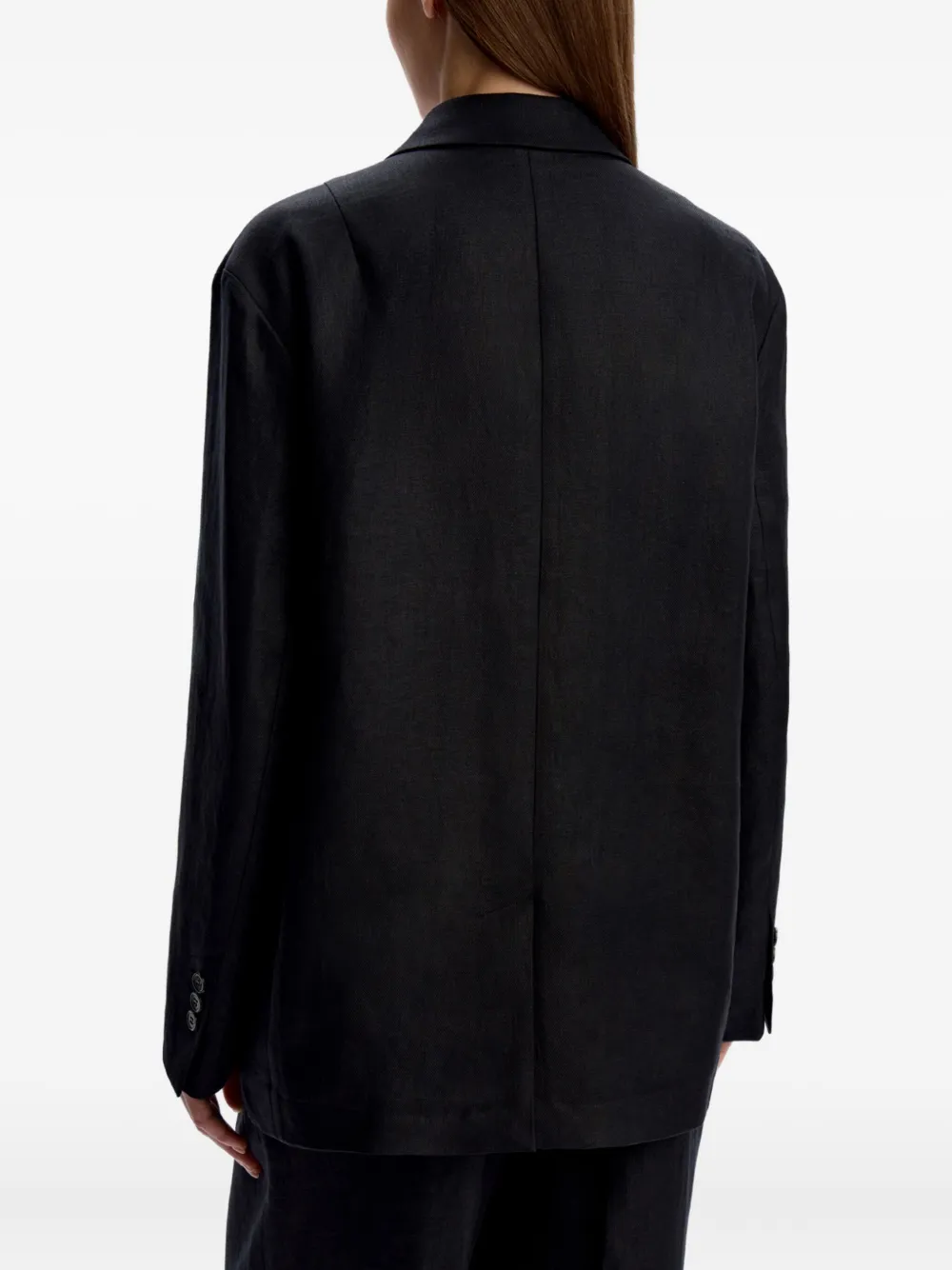 12 Storeez Double-breasted Blazer In Black