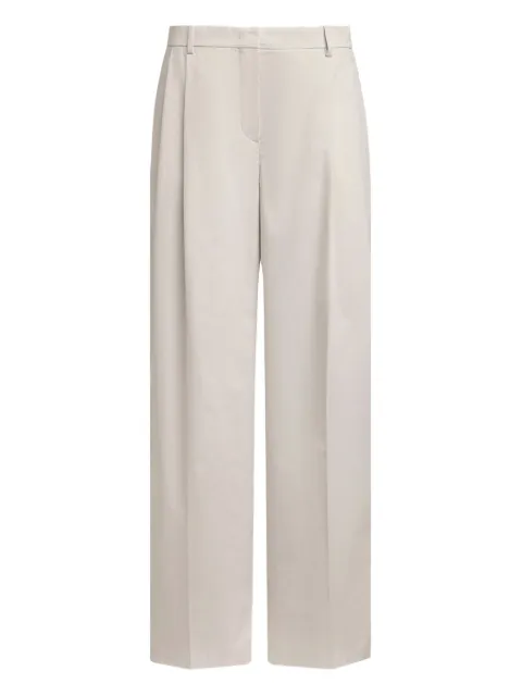 12 STOREEZ pleated wide-leg trousers