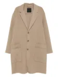 Frei-Mut single-breasted coat - Neutrals