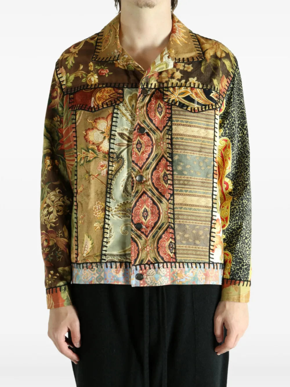 Emergency Room patchwork floral-print jacket | Shirt Jackets | Image 2