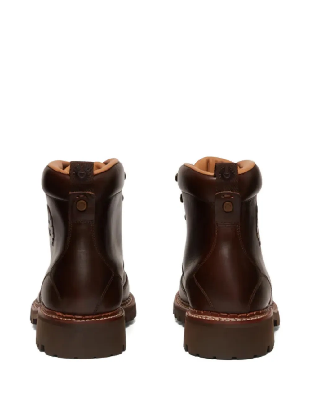 Belstaff Butler leren veterlaarzen Bruin