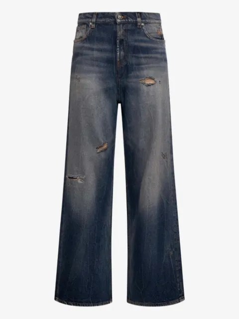 John Richmond ripped-detail jeans