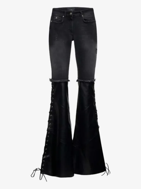 John Richmond lace-up jeans