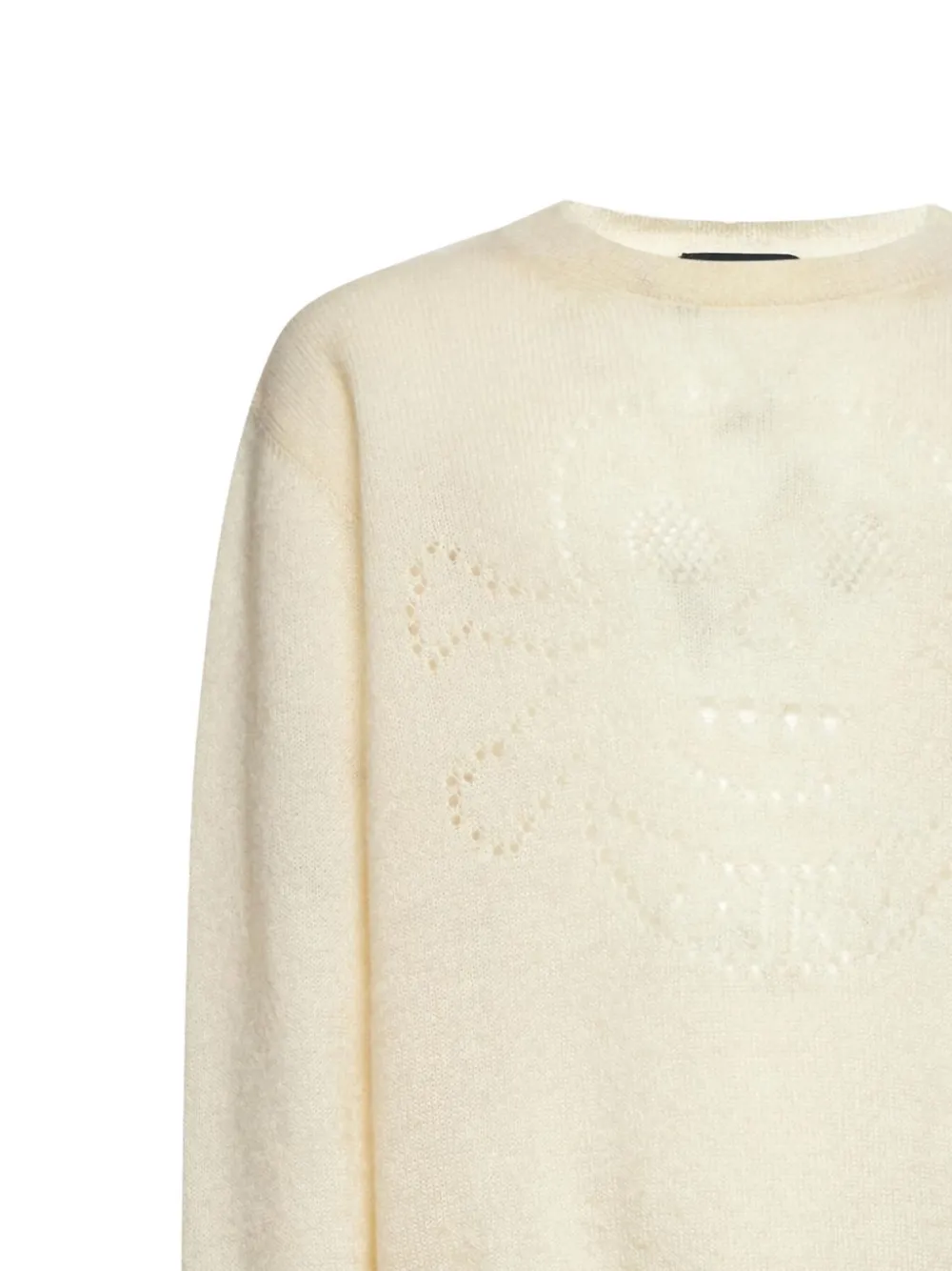  John Richmond Cutout-detail Sweater - Neutrals 