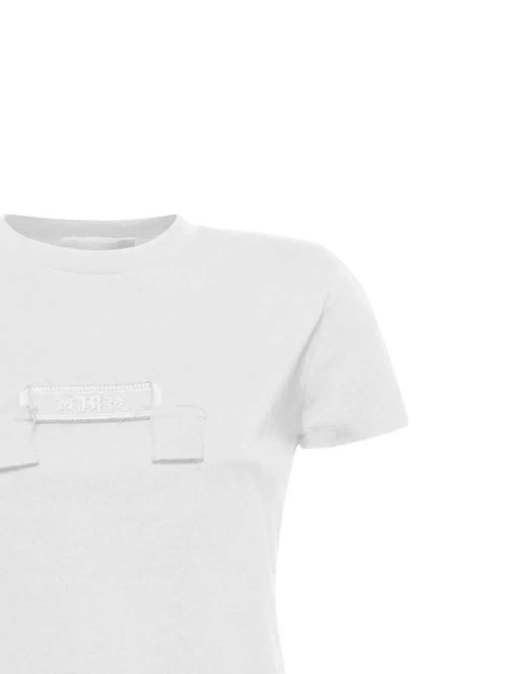 John Richmond T-shirt met borduurwerk Wit