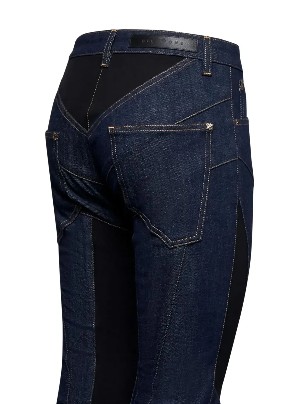 Denim Panelled Jeans