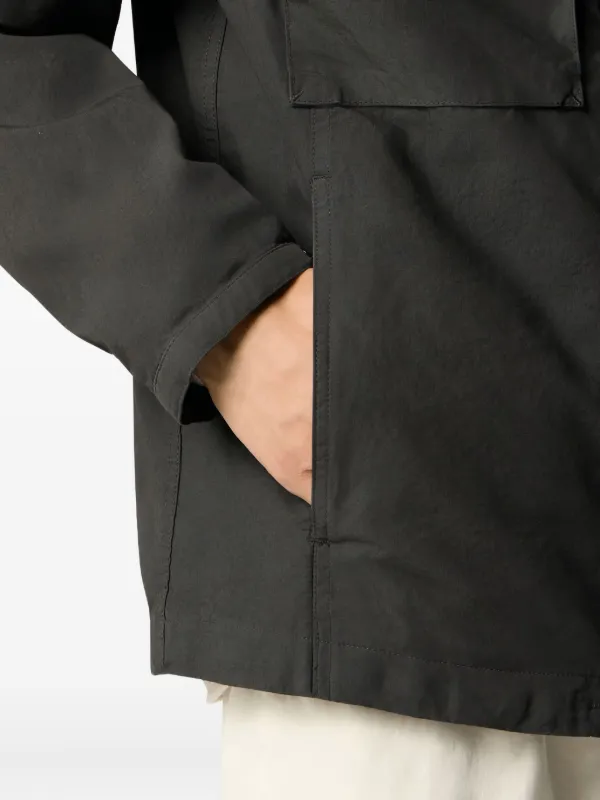 Stone Island フーデッドジャケット | ブラック | FARFETCH JP