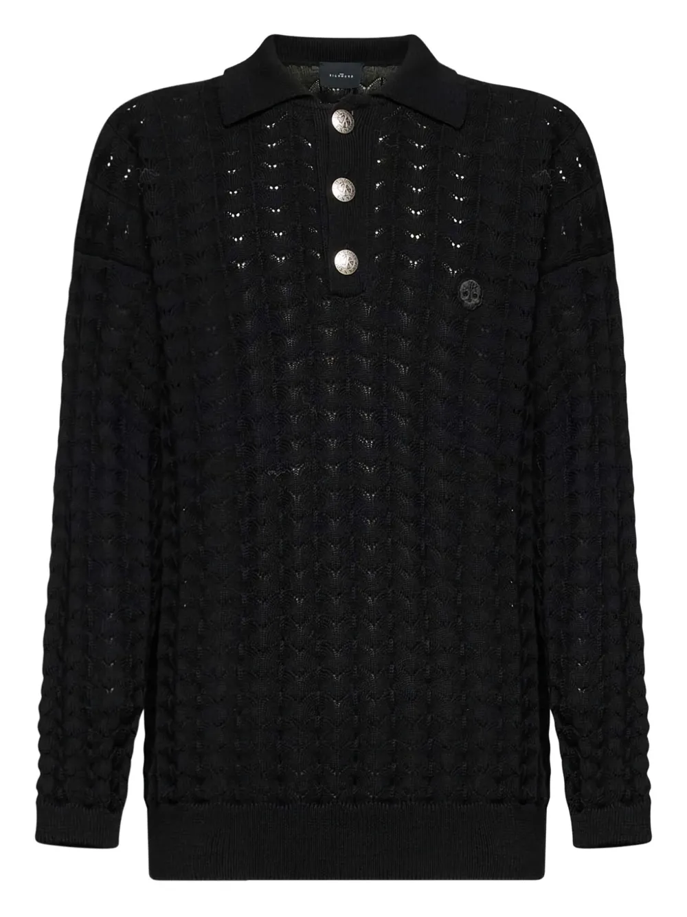 John Richmond Polo in maglia - Nero